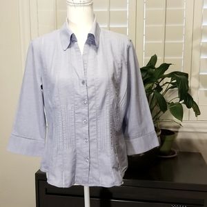 🔸 Sky blue cotton top